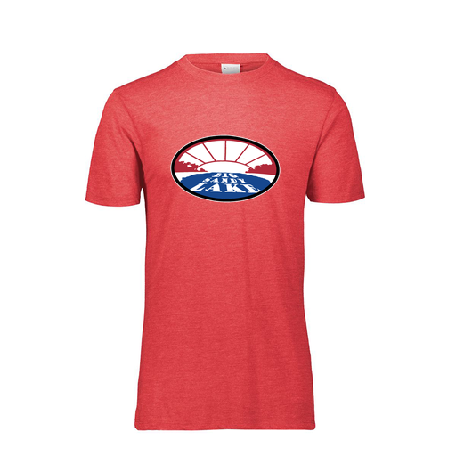 [FTSCUBRD-AS-LOGO2] Decker Men's Tri-Blend T-Shirt - Short Sleeve (Adult S, Red, Logo 2)