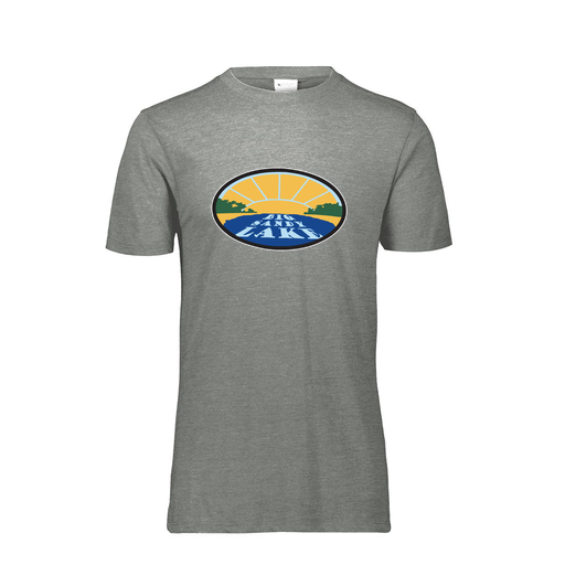 [FTSCUBGY-YS-LOGO1] Decker Youth Tri-Blend T-Shirt - Short Sleeve (Youth S, Gray, Logo 1)