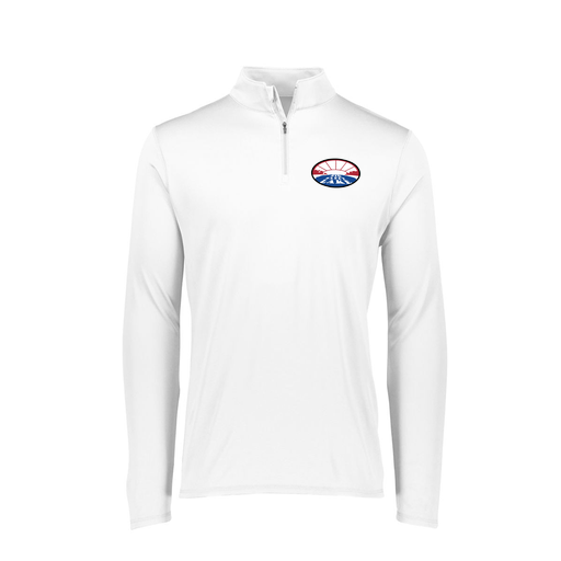 [FTLQFLWH-FAXS-LOGO2] Decker Women's Flex-Lite 1/4 Zip Shirt (Female Adult XS, White, Logo 2)
