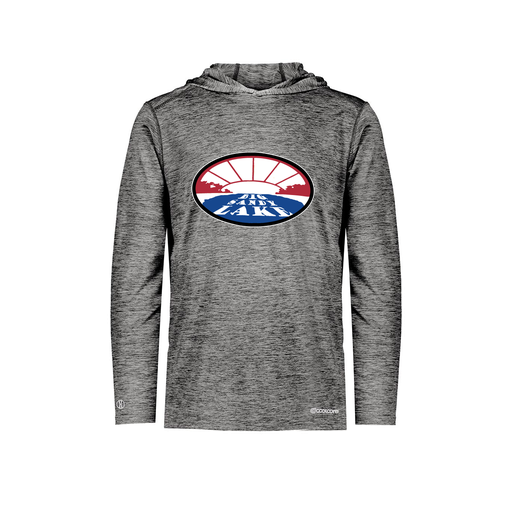 [FOLHCGBK-AS-LOGO2] Decker Men's Charge Hoodie (Adult S, Black, Logo 2)