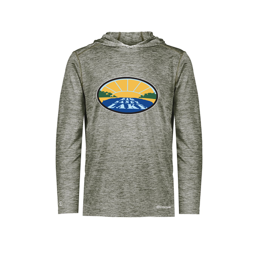 [FOLHCGGY-AS-LOGO1] Decker Men's Charge Hoodie (Adult S, Gray, Logo 1)