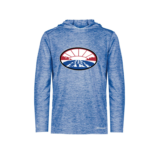 [FOLHCGRY-YS-LOGO2] Decker Youth Charge Hoodie (Youth S, Royal, Logo 2)