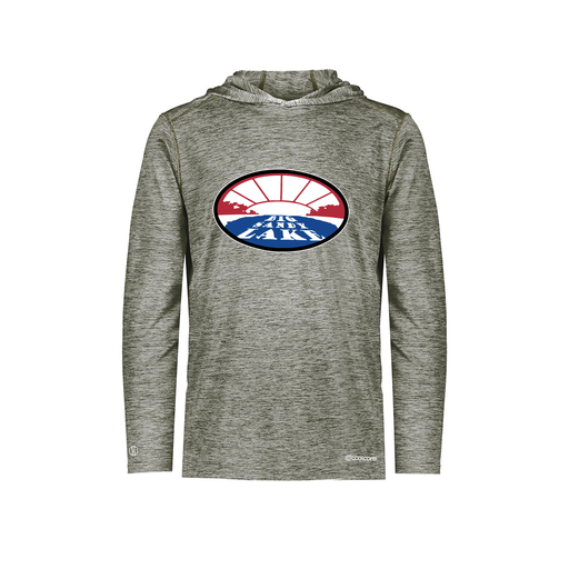 [FOLHCGGY-YS-LOGO2] Decker Youth Charge Hoodie (Youth S, Gray, Logo 2)