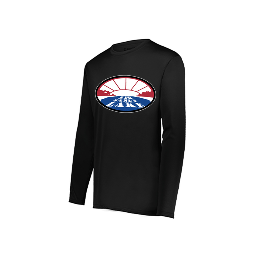 [222822.080.XS-LOGO2] Men's LS Smooth Sport Shirt (Adult XS, Black, Logo 2)