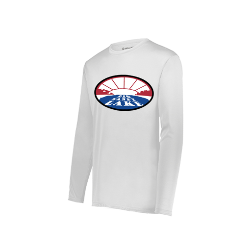 [222822.005.XS-LOGO2] Men's LS Smooth Sport Shirt (Adult XS, White, Logo 2)