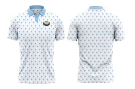 Big Sandy Palm Trees Men's Polo