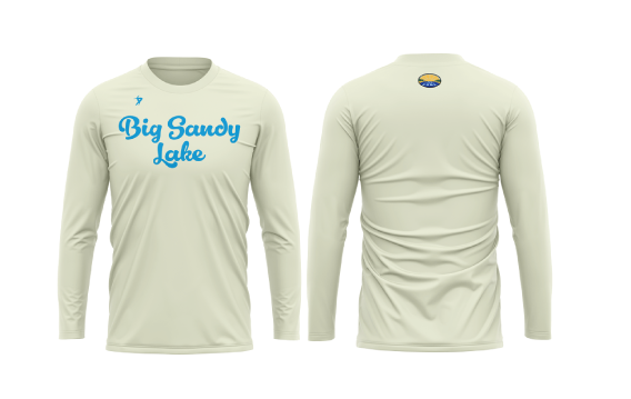 Men's Off-White LS Big Sandy (Cotton Sport Material)