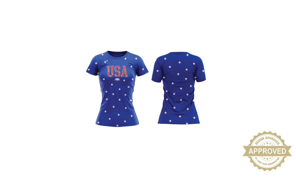Big Sandy Female Stars Shirt Blue *Order by 5/28*